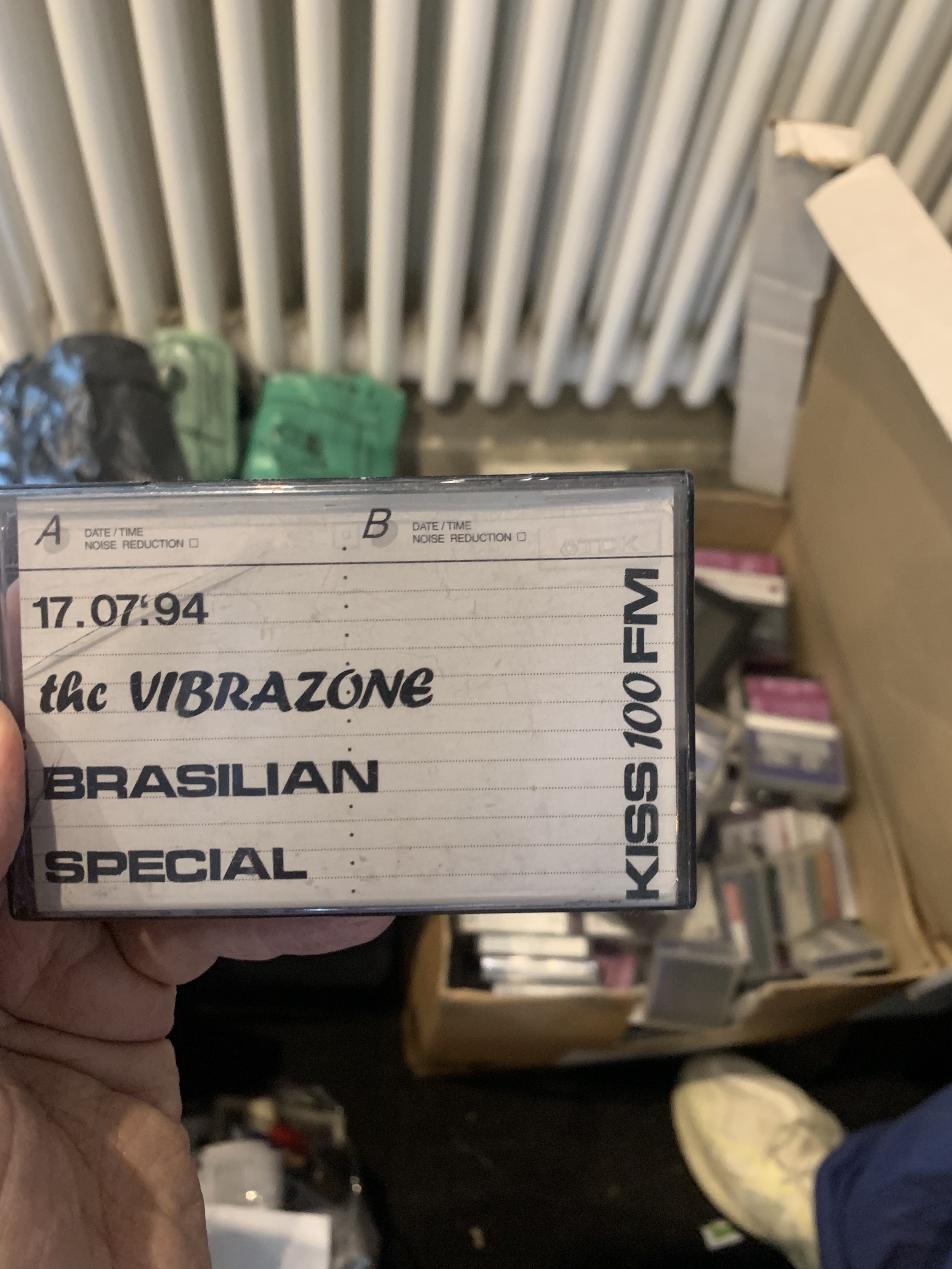 KISS 100 FM The Vibrazone Brasilian Special Cassette 