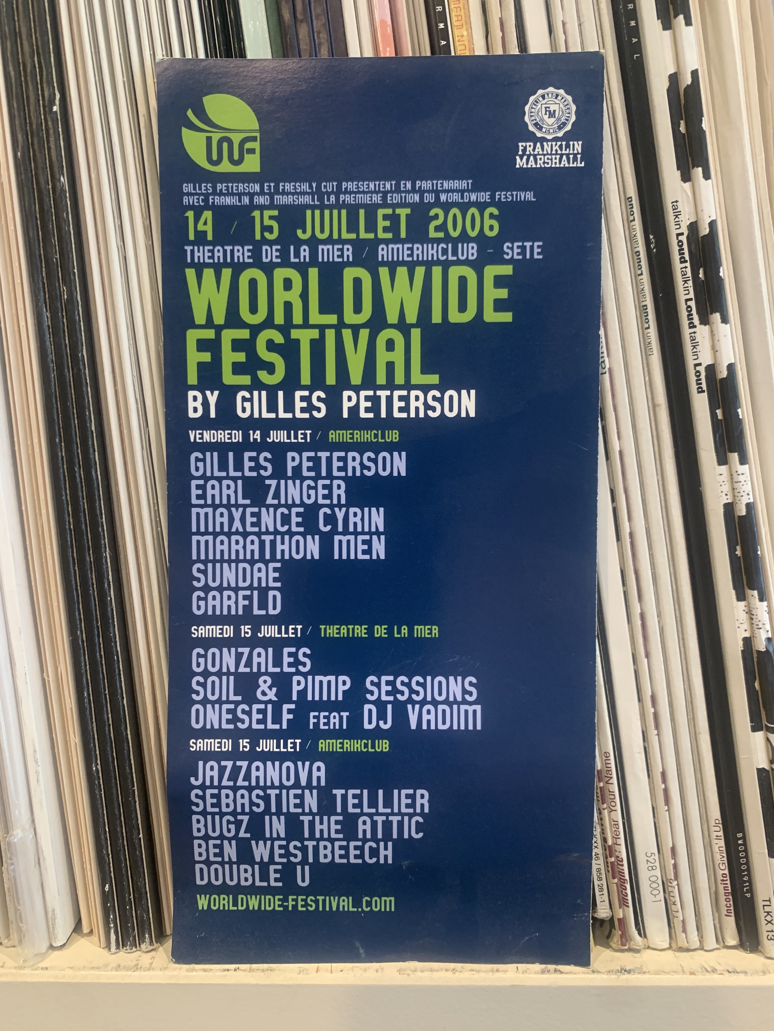 The First Ever Worldwide Festival Flyer 