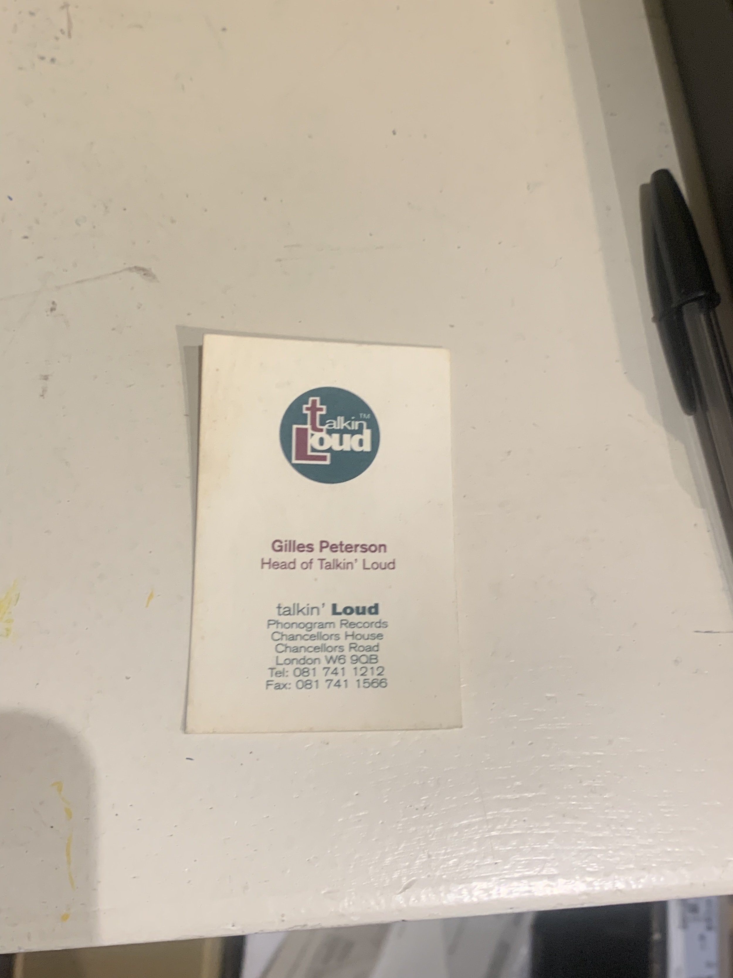 Talkin' Loud Business Card 