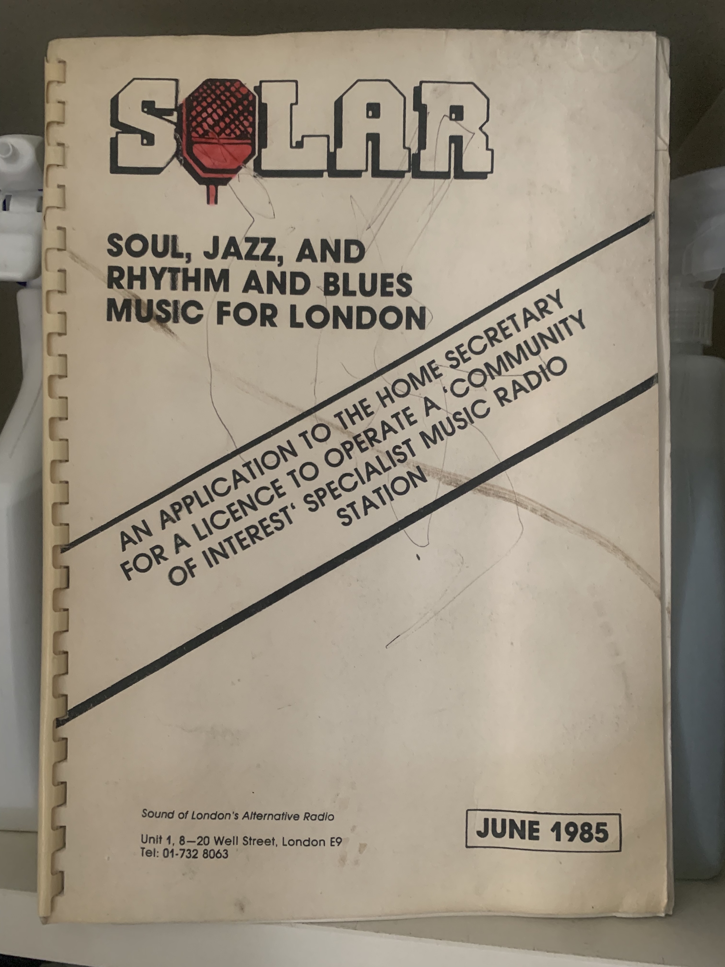 Solar Radios Application the Home Secretary 