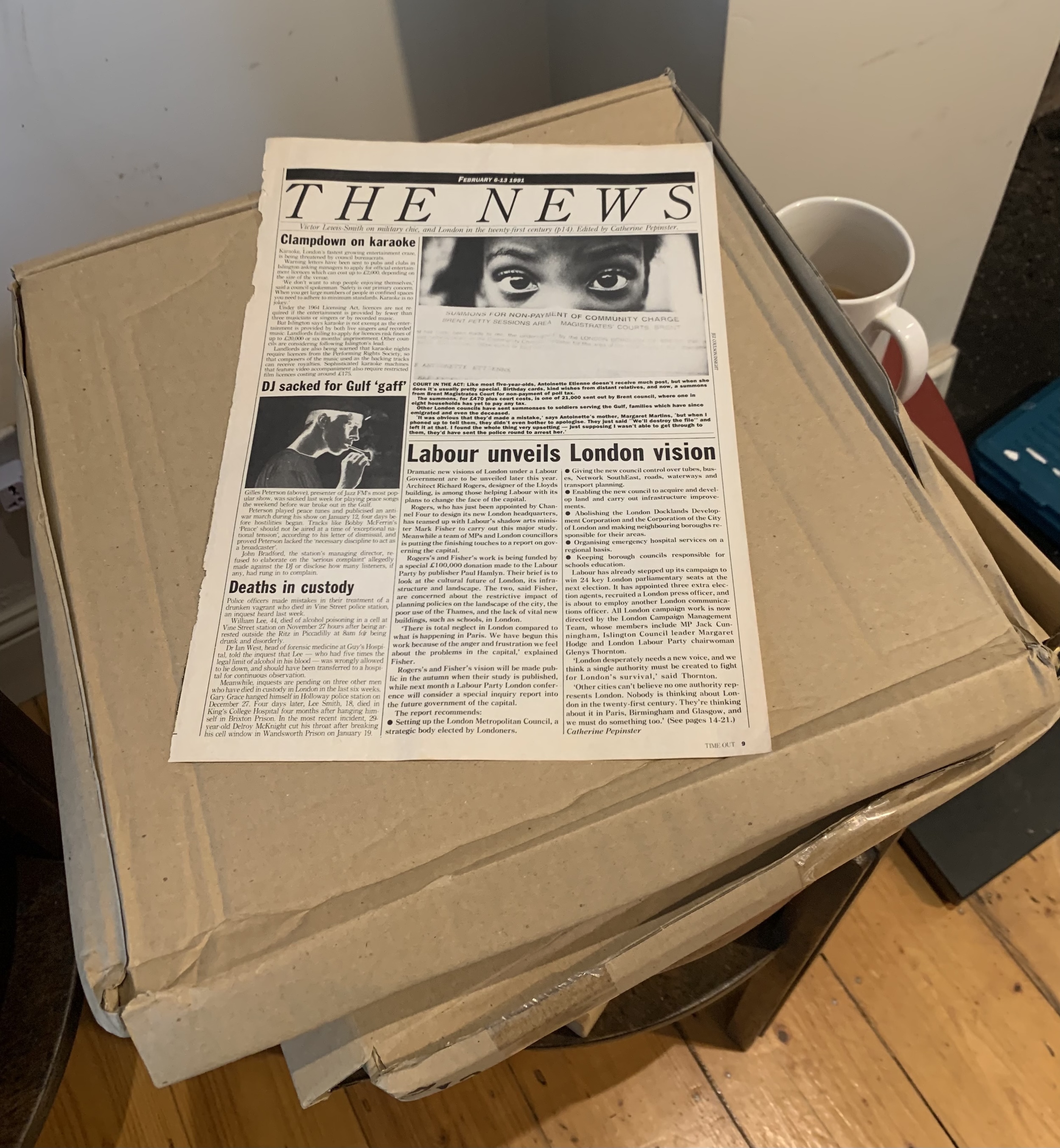 Gilles Peterson Sacked, Time Out Magazine 