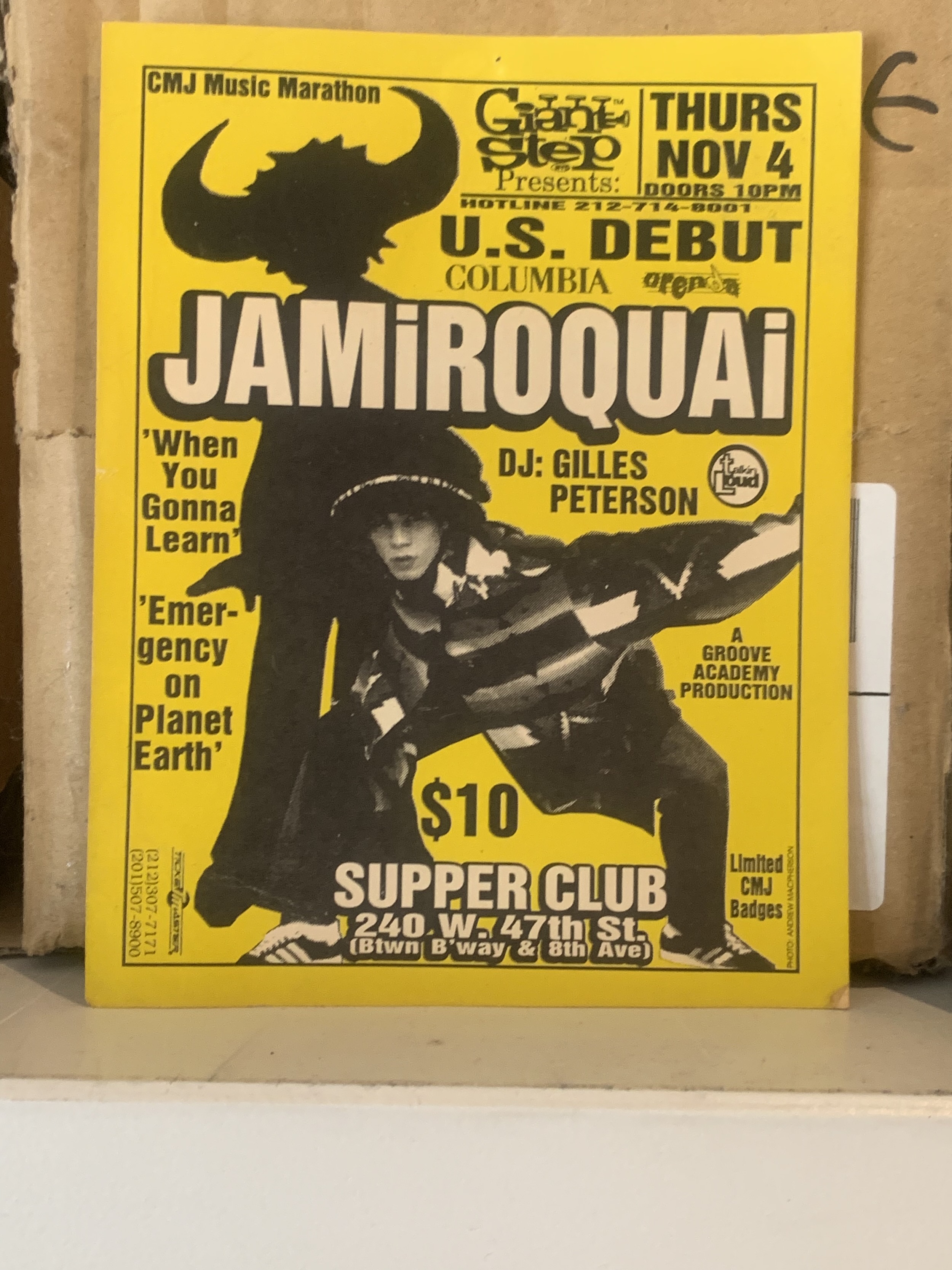 Jamiroquai U.S. Debut 