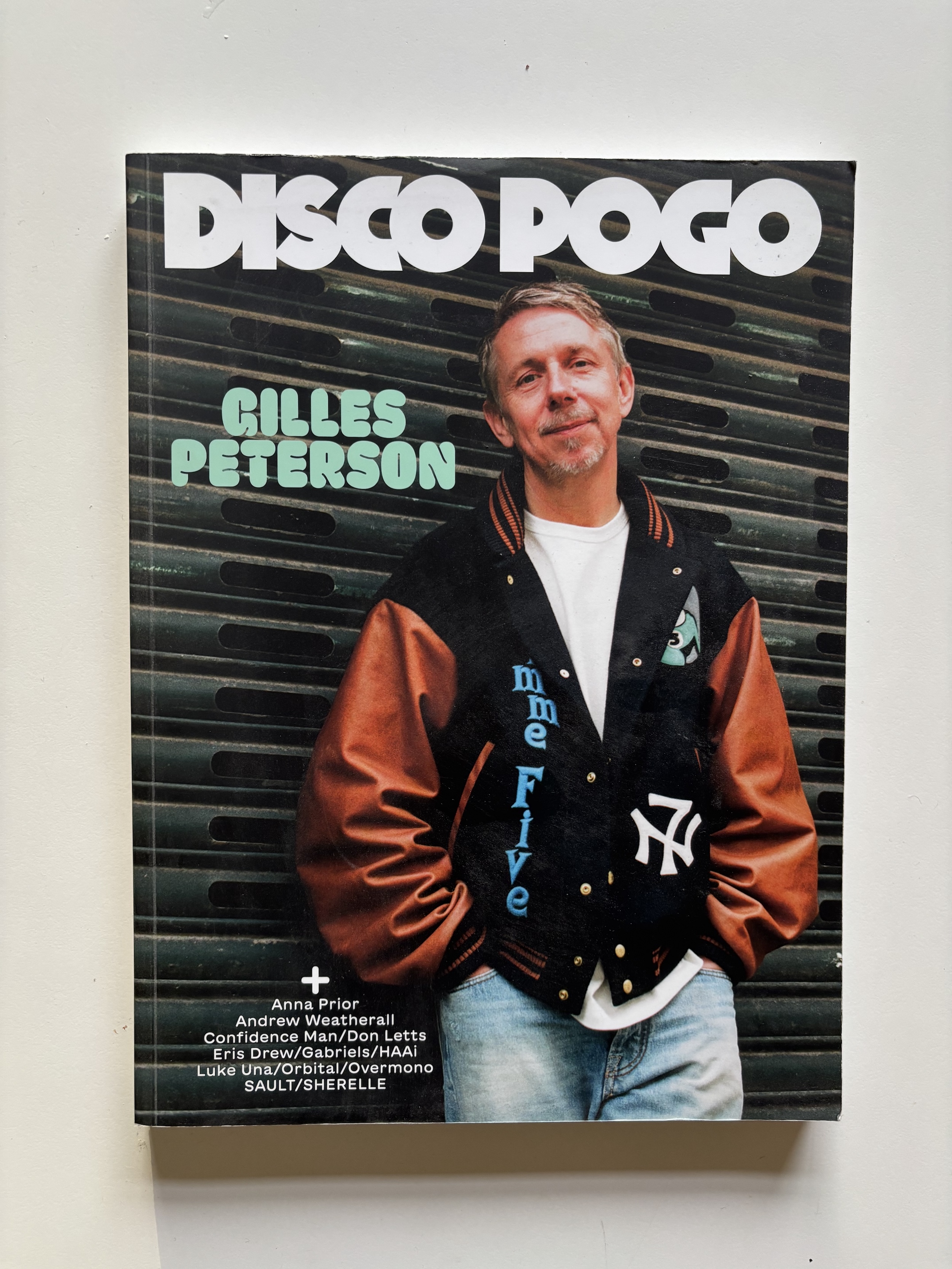 Gilles on the Front Cover of DISCO POGO (FIRST ISSUE)